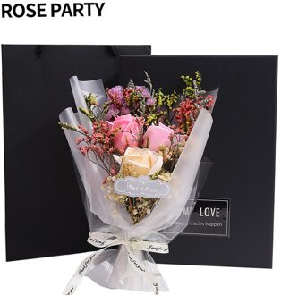 Zeep Bloemen Hand Made Rose Koreaanse Pakket Boeket Bloemen Kerst En Valentijnsdag Cadeaus Gesimuleerde Rose Boeket