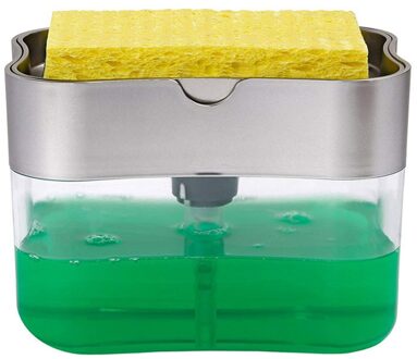Zeep Pompen Dispenser & Spons Houder Voor Zeepbakje En Spons Voor Keuken Draagbare Zeep Gerechten Opslag Houders & Rekken #50