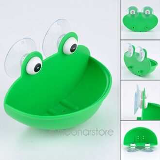 Zeepbakje Houder Keuken Badkamer Medeplichtige Duurzaam Met Zuignappen Kikkers Vormige Abs Zeep Case Huishoudelijke Accessoire