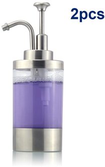 Zeepdispenser 304 Roestvrij Staal Geborsteld Pomp Fles Keuken Aanrecht Accessoire Home Decor 2stk