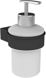 Zeepdispenser Allibert Loft-Game Hangend 7x9.5x14.5cm Gelakt Mat Zwart