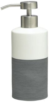 zeepdispenser Doppio - Porselein - Grijs