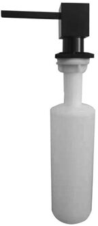 Zeepdispenser Gootsteen Zeepdispenser Vloeibare Refill Fles Voor Thuis Keuken Wastafel Gebruik Accessoires zwart