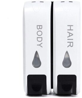 Zeepdispenser Handdesinfecterend Wasmiddel Dispenser Wall Mounted Voor Badkamer Keuken Hand Wassen Apparaat dubbele hoofd