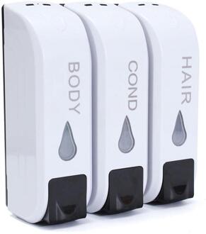 Zeepdispenser Handdesinfecterend Wasmiddel Dispenser Wall Mounted Voor Badkamer Keuken Hand Wassen Apparaat Three hoofd