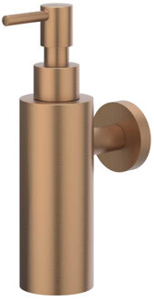 Zeepdispenser IVY Wandmodel Geborsteld Mat Koper PVD