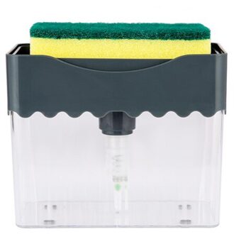 Zeepdispenser Met Spons Houder Zeep Pomp Spons Caddy 13Oz Zeepdispenser Met Spons lavendel