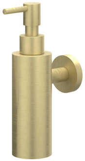 Zeepdispenser - wand model - Geborsteld mat goud PVD 6500304 Goud geborsteld