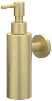 Zeepdispenser - wand model - Geborsteld mat goud PVD 6500304 Goud geborsteld