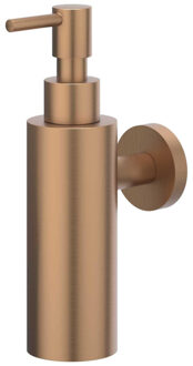 Zeepdispenser - wand model - Geborsteld mat koper PVD 6500305 Koper geborsteld