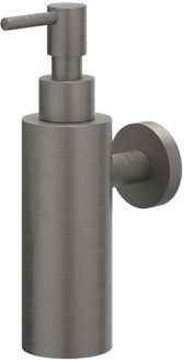 Zeepdispenser - wand model - Geborsteld metal black PVD 6500306 Metal black geborsteld (antraciet)