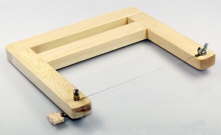 Zeephouder loaf houten rvs wire cutter voor zeep kaars maken