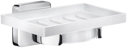 Zeephouder Smedbo Ice met Porseleinen Schaal Chroom