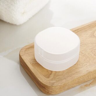 Zeepkist Ronde Transparante Plastic Spons Zeep Houder Thuis Badkamer Accessoires Set Zeep Editie Mode Storage Case