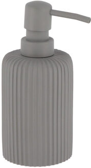 Zeeppompje 101 series - grijs - geribbeld - PS - D7 x H17 cm - 230 ml - badkamer