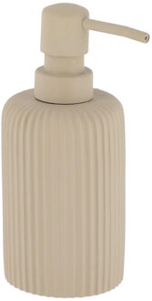 Zeeppompje 101 series - taupe - geribbeld - PS - D7 x H17 cm - 230 ml - badkamer
