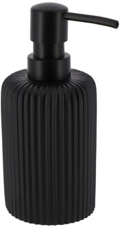 Zeeppompje 101 series - zwart - geribbeld - PS - D7 x H17 cm - 230 ml - badkamer