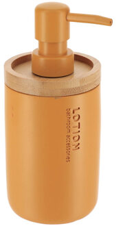 Zeeppompje 102 series - mosterdgeel/bamboe - PS - 7,5 x 17 cm - 280 ml