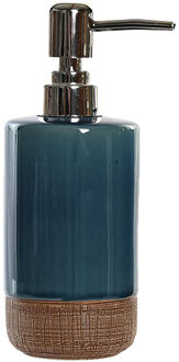 Zeeppompje/dispenser polystone emerald groen 18 cm - Zeeppompjes