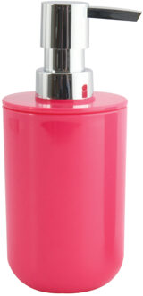 Zeeppompje/dispenser Porto - PS kunststof - fuchsia roze - 7 x 16 cm - 260 ml - Zeeppompjes