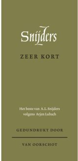 Zeer Kort - A.L. Snijders