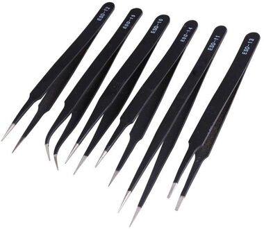 Zeer Praktische Esd 10-15 Rvs Pincet Multifunctionele Tang Anti-Statische Materiaal Tweezer ESD 13