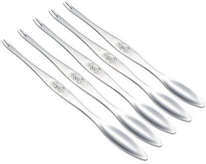 Zeevruchten Tool Sets Kreeft Tang Clip Pick Rvs Krab Vork Krab Tang Restaurant Home Keuken Tool Accessoires 5 stk forks