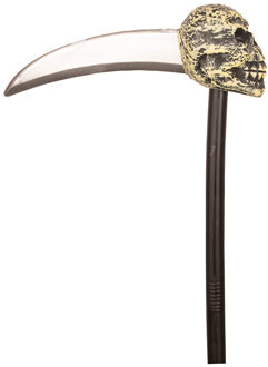 Zeis met Skull 130cm Zwart