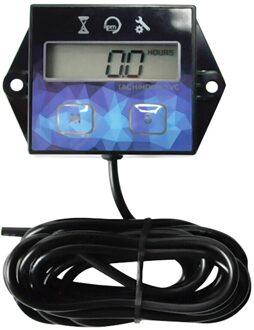 Zelf Aangedreven Motor Digitale Onderhoud Toerenteller Urenteller Voor Grasmaaier Generator Dirtbike Motorcycle Buitenboordmotor Marine Param