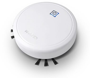 Zelf Genavigeerd Smart Oplaadbare Robot Stofzuiger Voor Thuis Automatische Vegen Stof Gepland Auto Veegmachine Schoonmaken Gadgets wit met brush