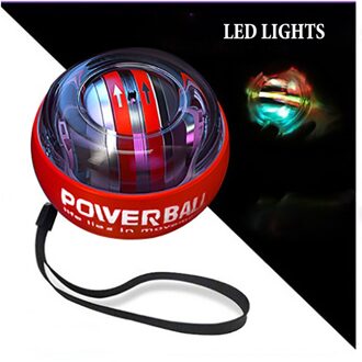 Zelf Starten Led Light Power Ball Trainer Gyroscoop Ontspannen Spinning Pols Power Hand Ballen Oefening Fitness Apparatuur
