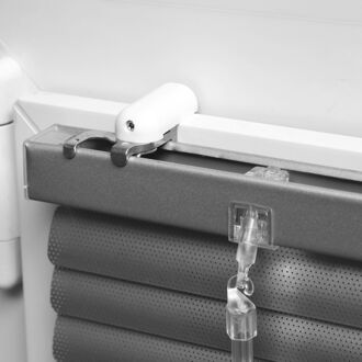 Zelfaanspannende Steun Voor Jaloezie Wit 2st