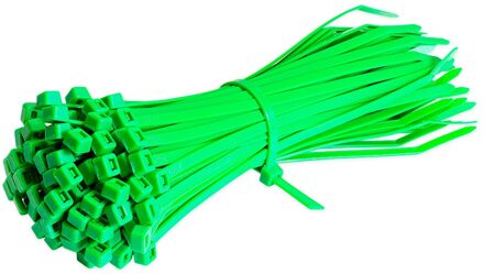 Zelfblokkerende Plastic Nylon Zip Premium Banden Tie Wraps Banden Sterke Extra Lange Alle Maten & Kleuren Strap Nylon kabel Tie Set groen