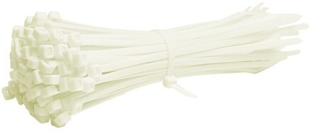 Zelfblokkerende Plastic Nylon Zip Premium Banden Tie Wraps Banden Sterke Extra Lange Alle Maten & Kleuren Strap Nylon kabel Tie Set wit