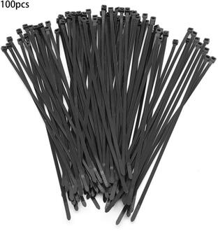 Zelfborgende Nylon Kabelbinders Kabelmanagement Draad Opslag Koppelverkoop Kabelboom Cable Zip Ties 100 Stuks