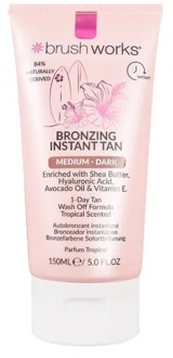 Zelfbruiner brushworks Bronzing Instant Tan Medium - Dark 150 ml