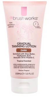 Zelfbruiner brushworks Gradual Tanning Lotion Dark 150 ml