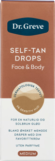 Zelfbruiner Dr. Greve Self-Tan Drops Face & Body Medium 30 ml