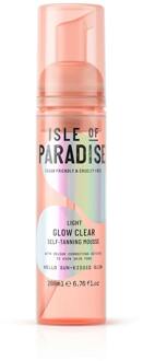 Zelfbruiner Isle Of Paradise Light Glow Clear Self Tanning Mousse 200 ml