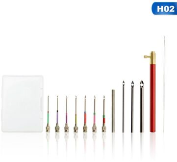 Zelfgemaakte Threader Breien Naald Naaien Borduren Pen Met Naald Borduren Stiksels Punch Handvat Diy Craft Tool 02