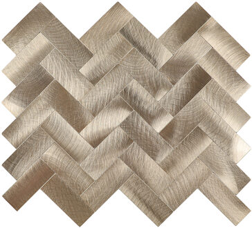 Zelfklevend Mozaiek Visgraat Goud