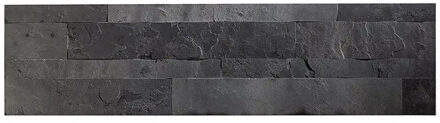 Zelfklevend Natuursteen Carbon Black 60x15cm