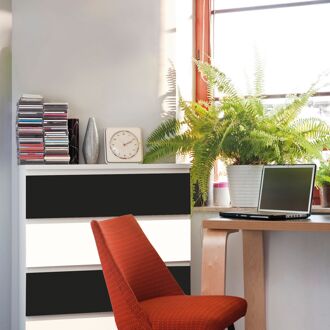 Zelfklevende Decoratiefolie Mat Zwart 45x200cm