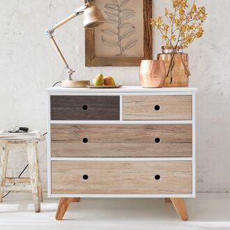 Zelfklevende Decoratiefolie Oak Donkergrijs 67,5x200cm