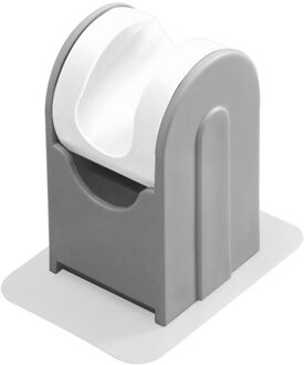 Zelfklevende Douchekop Houder Verstelbare Badkamer Beugel Universal Wall Mount Bevestiging Stand Base Punch-Gratis Douchekop Rack grijs