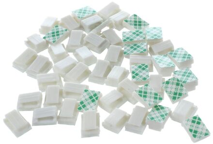 Zelfklevende Draad Bundel Houder Tie Mount Clip, 7 Mm Breedte, 50 Stuk