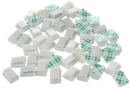 Zelfklevende Draad Bundel Houder Tie Mount Clip, 7 Mm Breedte, 50 Stuk