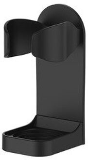 Zelfklevende Elektrische Scheerapparaat Rack Punch-Gratis Scheermes Tandenborstelhouder Wandmontage Opbergrek Houder Badkamer Accessoires zwart