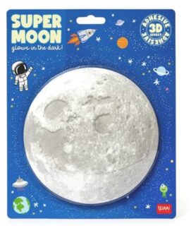 zelfklevende glow in the dark maan