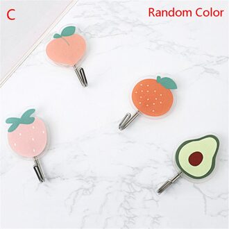 Zelfklevende Haak Kat Patroon Opslag Houder Voor Badkamer Keuken Hanger Haak C